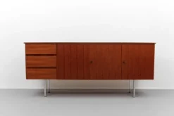 Pamono Large Walnut Sideboard, 1960s New