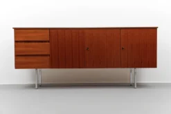 Pamono Large Walnut Sideboard, 1960s New