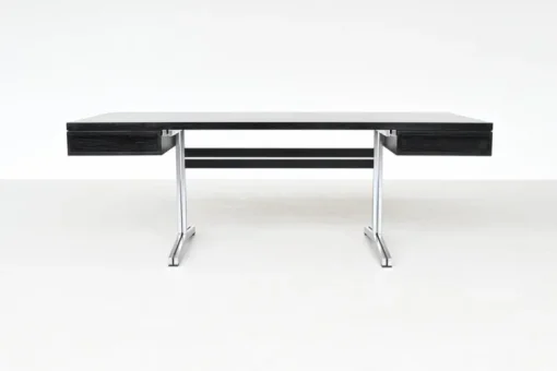 Pamono Large Writing Desk in Black by Theo Tempelman for AP Originals, Netherlands, 1960s Sale