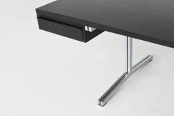 Pamono Large Writing Desk in Black by Theo Tempelman for AP Originals, Netherlands, 1960s Sale