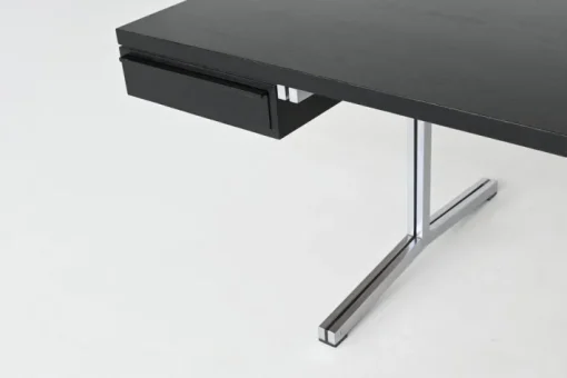 Pamono Large Writing Desk in Black by Theo Tempelman for AP Originals, Netherlands, 1960s Sale