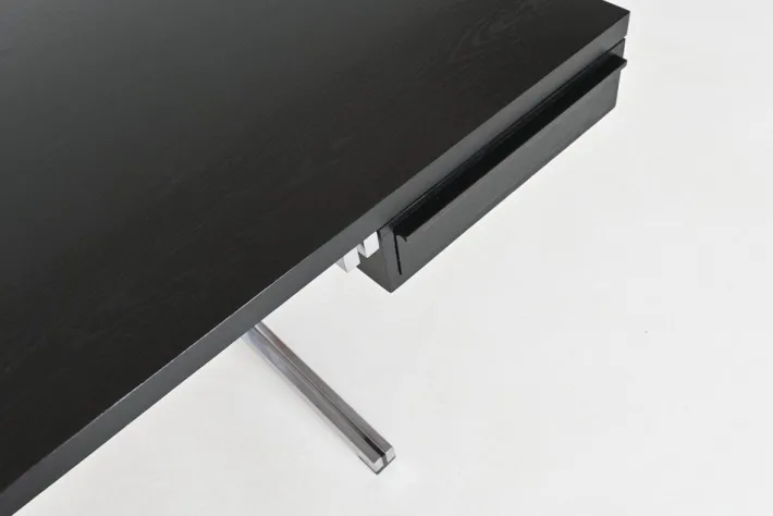Pamono Large Writing Desk in Black by Theo Tempelman for AP Originals, Netherlands, 1960s Sale