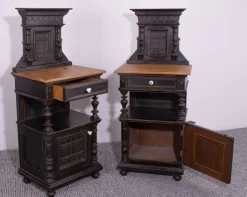 Pamono Late 19th Century Pine Nightstands, 1899, Set of 2 Hot