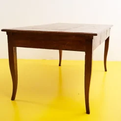 Pamono Late 19th Century Rustic Wooden Kitchen Table in Original Patina