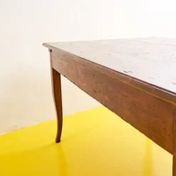 Pamono Late 19th Century Rustic Wooden Kitchen Table in Original Patina