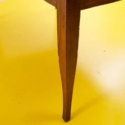 Pamono Late 19th Century Rustic Wooden Kitchen Table in Original Patina