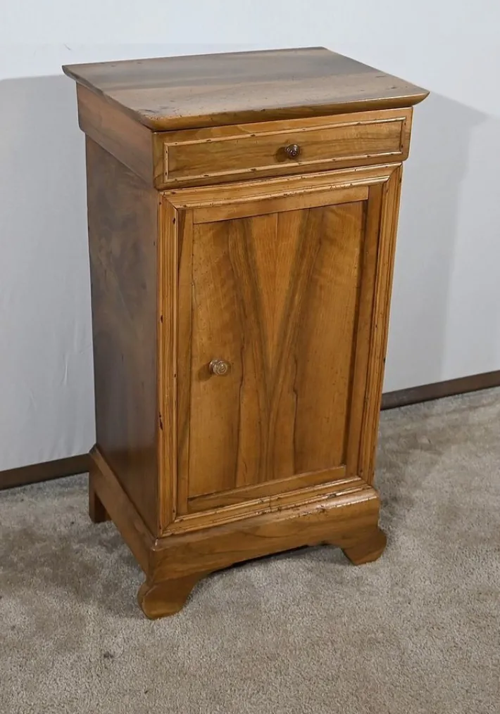 Pamono Late 19th Century Walnut Bedside Cabinet