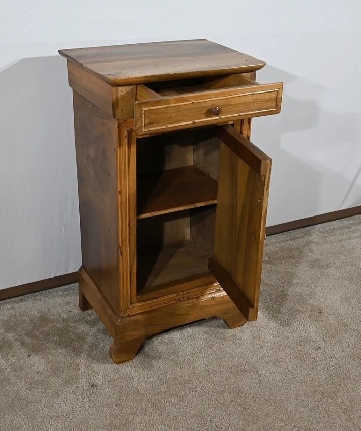 Pamono Late 19th Century Walnut Bedside Cabinet