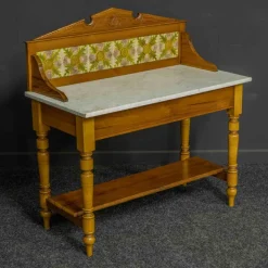 Pamono Late Victorian Pine Washstand with Marble Top Discount