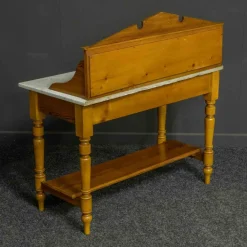 Pamono Late Victorian Pine Washstand with Marble Top Discount