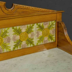 Pamono Late Victorian Pine Washstand with Marble Top Discount