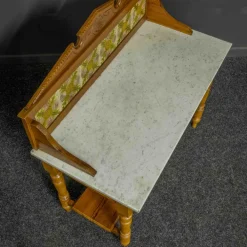 Pamono Late Victorian Pine Washstand with Marble Top Discount