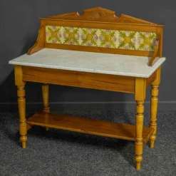 Pamono Late Victorian Pine Washstand with Marble Top Discount