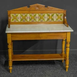 Pamono Late Victorian Pine Washstand with Marble Top Discount