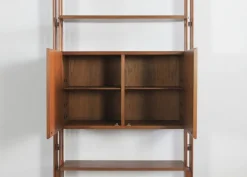Pamono Lb7 Modular Bookcase in Teak Wood by Franco Albini for Poggi Pavia, Italy, 1956 Outlet