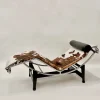 Pamono LC4 Adjustable Chaise Longue in Cowhide by Le Corbusier, Perriand and Jeanneret for Cassina, 1980s Outlet
