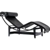 Pamono LC4 Black Chaise Lounge by Le Corbusier for Cassina Outlet