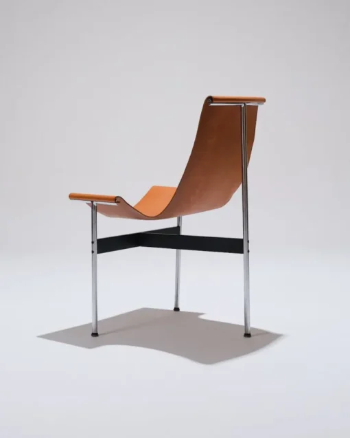 Pamono 3LC Chairs in Leather and Metal by Douglas Kelly, Ross Littell and William Katavolos for Laverne International, 1960s, Set of 2 Outlet