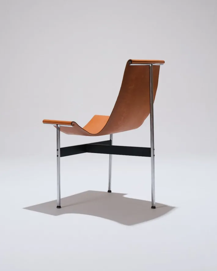 Pamono 3LC Chairs in Leather and Metal by Douglas Kelly, Ross Littell and William Katavolos for Laverne International, 1960s, Set of 2 Outlet