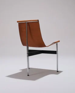 Pamono 3LC Chairs in Leather and Metal by Douglas Kelly, Ross Littell and William Katavolos for Laverne International, 1960s, Set of 2 Outlet
