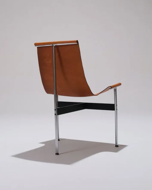 Pamono 3LC Chairs in Leather and Metal by Douglas Kelly, Ross Littell and William Katavolos for Laverne International, 1960s, Set of 2 Outlet