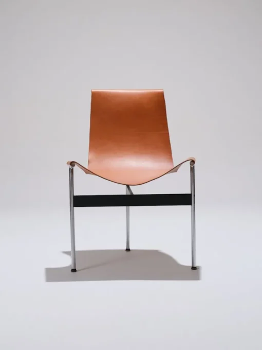 Pamono 3LC Chairs in Leather and Metal by Douglas Kelly, Ross Littell and William Katavolos for Laverne International, 1960s, Set of 2 Outlet