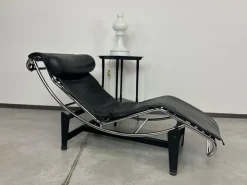 Pamono LC4 Chaise Lounge by Le Corbusier for Casina, 1980s Hot