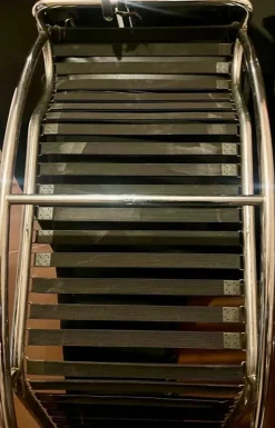 Pamono LC4 Chaise Lounge in Black Leather by Le Corbusier for Cassina, 1988 Clearance