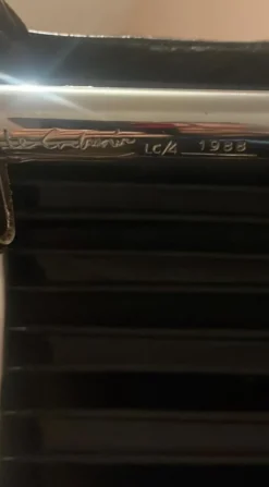 Pamono LC4 Chaise Lounge in Black Leather by Le Corbusier for Cassina, 1988 Clearance