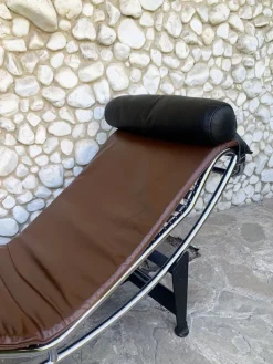 Pamono LC4 Chaise Lounge in Brown Leather by Le Corbusier for Cassina, 1980s Discount