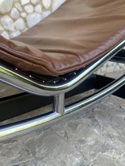 Pamono LC4 Chaise Lounge in Brown Leather by Le Corbusier for Cassina, 1980s Discount