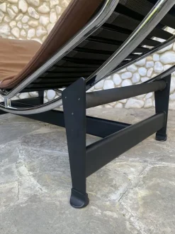 Pamono LC4 Chaise Lounge in Brown Leather by Le Corbusier for Cassina, 1980s Discount