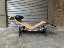 Pamono LC4 Louis Vuitton Limited Edition Lounge Chair by Charlotte Perriand, Le Corbusier and Pierre Jeanneret fo Cassina, 2014