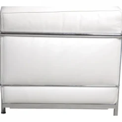 Pamono LC2 2-Seater Sofa in White Leather by Le Corbusier Outlet
