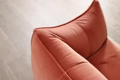 Pamono Le Bambole Sofa in Coral Velvet by Mario Bellini for B&B Italia, 1970s Clearance