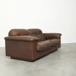 Pamono Leather Adjustable Ds101 2-Seater Sofa from de Sede, 1970s Outlet