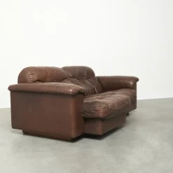 Pamono Leather Adjustable Ds101 2-Seater Sofa from de Sede, 1970s Outlet