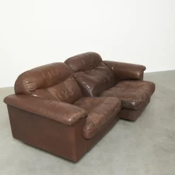 Pamono Leather Adjustable Ds101 2-Seater Sofa from de Sede, 1970s Outlet