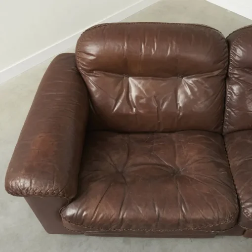 Pamono Leather Adjustable Ds101 2-Seater Sofa from de Sede, 1970s Outlet