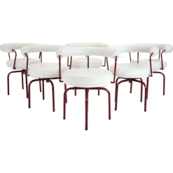 Pamono Leather Cassina Swivel Armchair LC7 attributed to Le Corbusier, Perriand & Jeanneret, 1990s Online