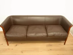 Pamono Leather Club Set by Antonio Citterio for Moroso, 1980s, Set of 3 Hot