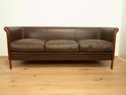 Pamono Leather Club Set by Antonio Citterio for Moroso, 1980s, Set of 3 Hot