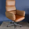 Pamono Leather Executive Chair by Otto Zapf for Topstar, Germany, 1980s Online