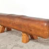 Pamono Leather Gymnastic Horse Bench, 1940s New