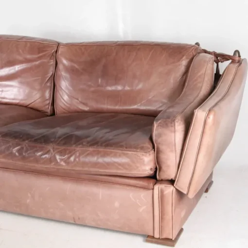 Pamono Leather Knole Sofa, 1970s New