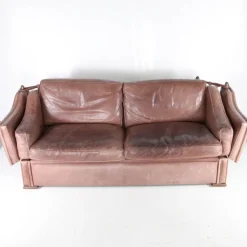 Pamono Leather Knole Sofa, 1970s New