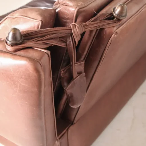 Pamono Leather Knole Sofa, 1970s New