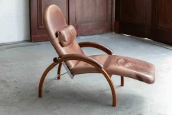 Pamono Leather Optima Lounge Chair Hot