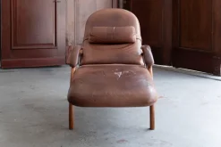 Pamono Leather Optima Lounge Chair Hot