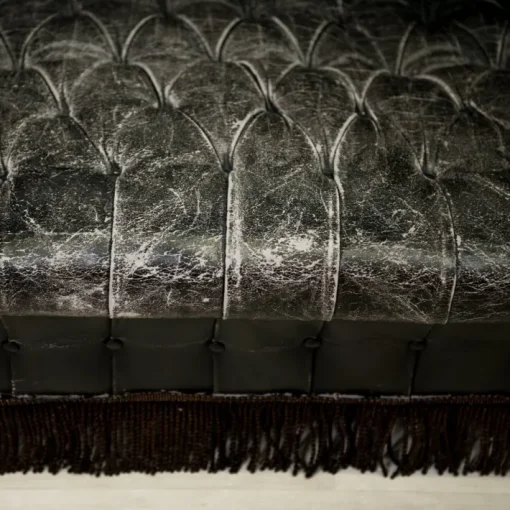 Pamono Leather Sofa from Fornasetti, 1960s Sale